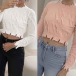 کراپ بافت مینیمال زنانه